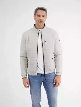 Стеганая куртка LERROS "Спортивная мужская стеганая куртка LERROS", без капюшона, цвет Stone