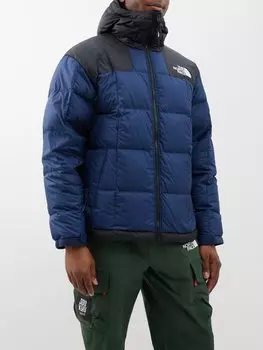 Стеганая куртка lhotse с капюшоном The North Face, синий