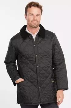 Стеганая куртка Liddesdale Barbour, черный