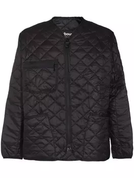 Стеганая куртка Liddesdale Barbour, черный