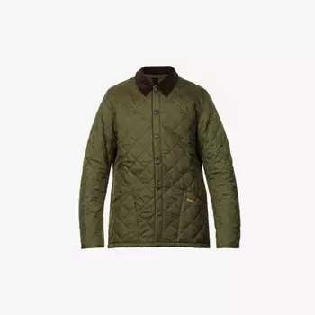 Стеганая куртка Liddesdale Barbour, зеленый