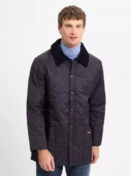 Стеганая куртка лиддесдейл Barbour, синий
