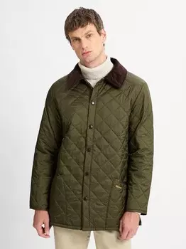 Стеганая куртка лиддесдейл Barbour, зеленый