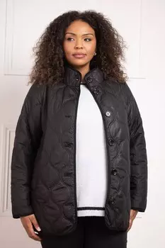 Стеганая куртка Live Unlimited, черный