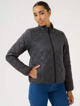 Стеганая куртка loreen diamond KAFFE, цвет Black Oyster