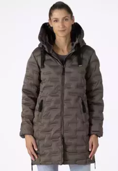 Стеганая куртка ЛПО "MARA II LONG", также доступна в больших размерах Lpo, коричневый