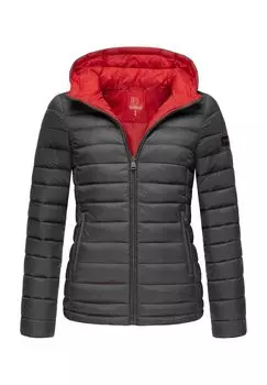 Стеганая куртка Люси MARIKOO, антрацит