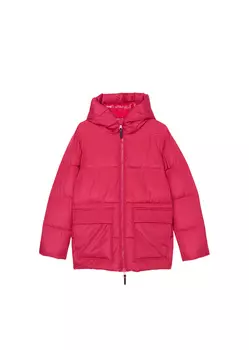 Стеганая куртка Marc O'Polo TEENS GIRLS Lange, цвет VIBRANT PINK