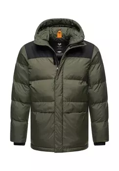 Стеганая куртка Миккеш Ragwear, темно-оливковый