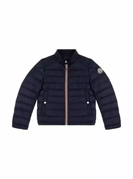 Стеганая куртка Moncler, тёмно-синий