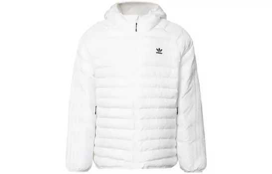 Стеганая куртка мужская белая Adidas Originals, белый