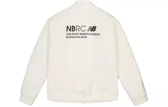 Стеганая куртка мужская белая New Balance, белый