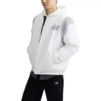 Стеганая куртка мужская белый New Balance