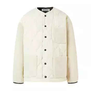 Стеганая куртка мужская белый Onitsuka Tiger