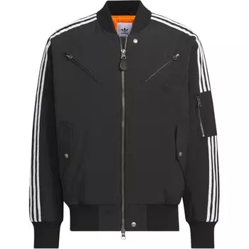 Стеганая куртка мужская черная Adidas Originals, черный