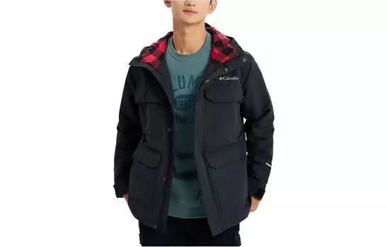 Стеганая куртка мужская черный Columbia