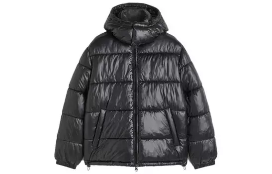 Стеганая куртка мужская черный H&M