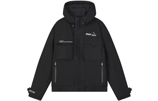 Стеганая куртка мужская, цвет черный как смоль Fila, черный