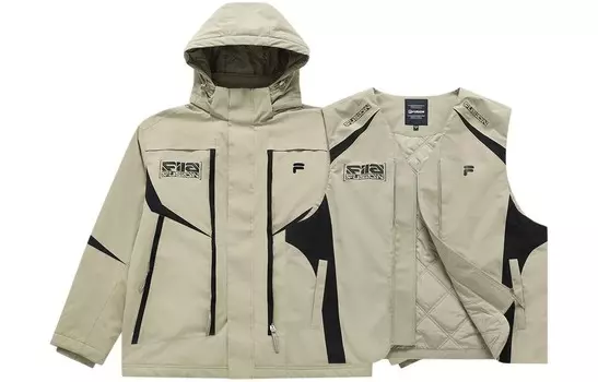 Стеганая куртка мужская каштановый кофе Fila Fusion, цвет Chestnut Brown