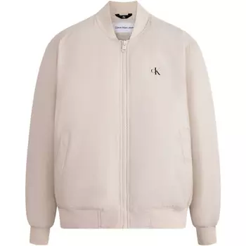Стеганая куртка мужская молочно-белая Calvin Klein, слоновая кость