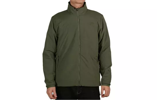 Стеганая куртка мужская оливково-зеленая The North Face, оливково-зеленый