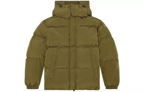 Стеганая куртка мужская оливково-зеленый Diesel