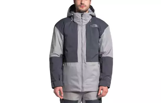 Стеганая куртка мужская серая The North Face, серый