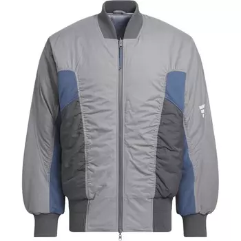 Стеганая куртка мужская серый Adidas