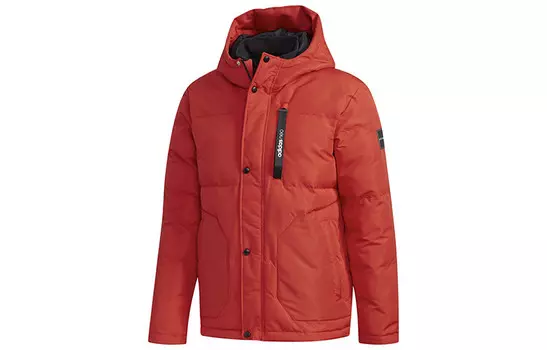Стеганая куртка мужская светло-алая Adidas Neo, цвет Light Scarlet