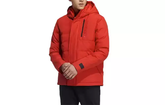 Стеганая куртка мужская светло-алая Adidas Neo, цвет Light Scarlet