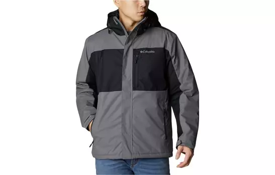 Стеганая куртка мужская темно-серый Columbia