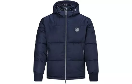 Стеганая куртка мужская темно-синяя Armani Exchange, темно-синий