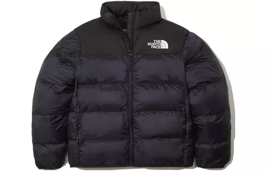 Стеганая куртка мужская темно-синяя The North Face, темно-синий