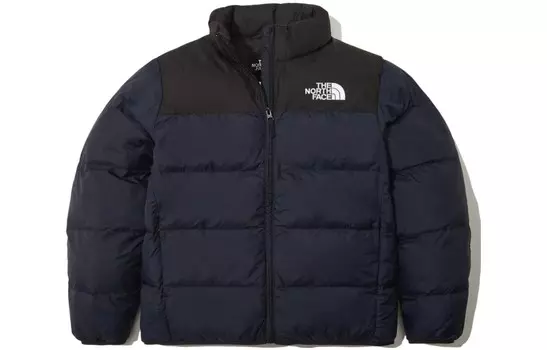 Стеганая куртка мужская темно-синяя The North Face, синий