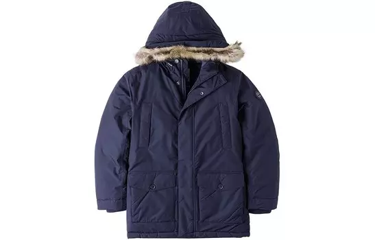 Стеганая куртка мужская темно-синяя Timberland, темно-синий