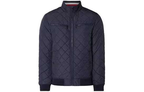 Стеганая куртка мужская темно-синяя Tommy Hilfiger, темно-синий