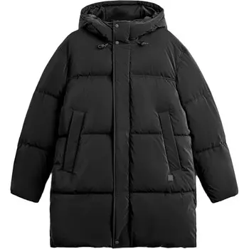 Стеганая куртка мужская Zara, черный