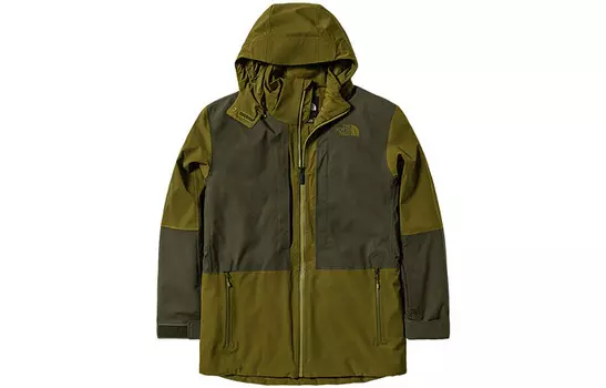 Стеганая куртка мужская зеленая The North Face, зеленый