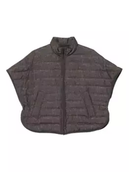 Стеганая куртка на молнии Brunello Cucinelli, коричневый