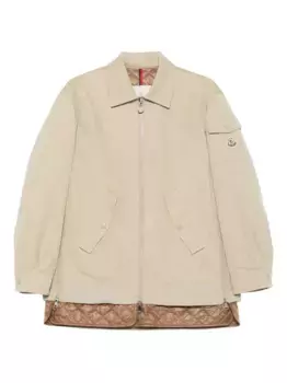 Стеганая куртка на молнии MONCLER, нейтральный