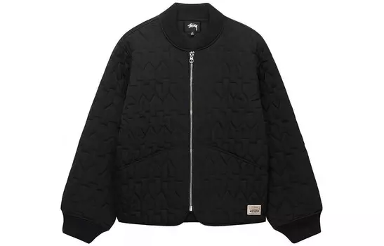 Стеганая куртка на молнии Stssy Stussy, оранжевый