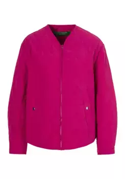 Стеганая куртка на молнии United Colors of Benetton, розовый