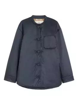 Стеганая куртка на пуговицах MAX MARA, синий