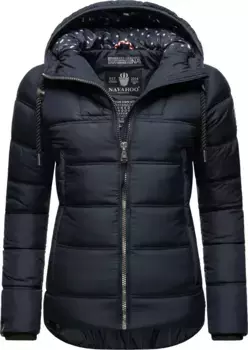 Стеганая куртка Navahoo "Ренесми", с капюшоном, теплая стеганая зимняя куртка с капюшоном, синий