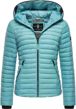 Стеганая куртка наваху "Кимук" с капюшоном, легкая переходная куртка с капюшоном Navahoo, синий