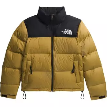 Стеганая куртка Nuptse женская янтарно-зеленый/черный The North Face