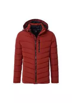 Стеганая куртка однотонная Casamoda, красный