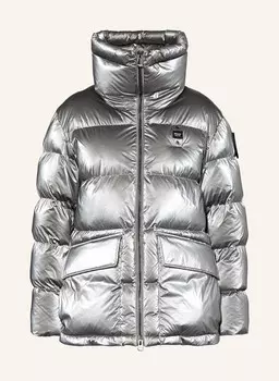 Стеганая куртка оливка Blauer, серебряный