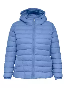 Стеганая куртка ONLY CARMAKOMA "CARTAHOE HOOD JACKET OTW NOOS", с капюшоном, цвет Grapemist