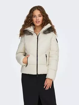 Стеганая куртка ONLY Steppjacke, белый
